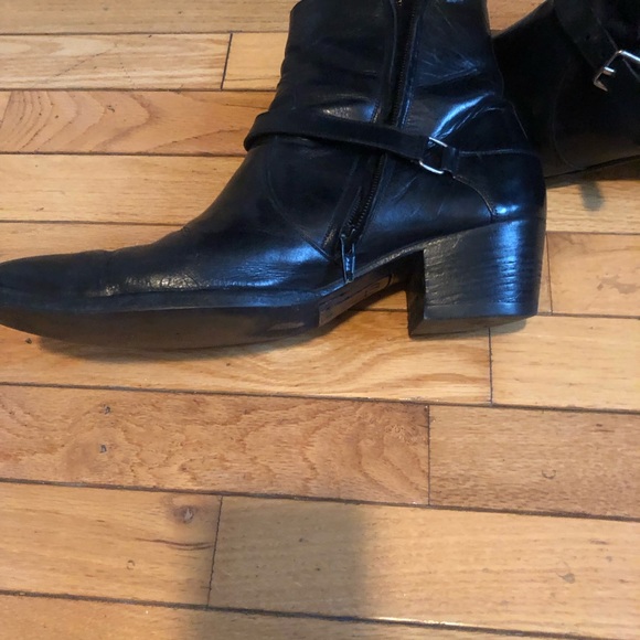 DIOR men’s boots Cuban heel 2010 vintage size 42 1/2 great shape 9 1/2 - Picture 6 of 8